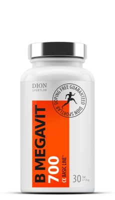 DION B-MEGAVIT-700 B grupas vitamīni sportistiem