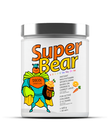 A B C D E Ca Mg Zn Se | Vitamīnu un minerālvielu dzēriens bērniem