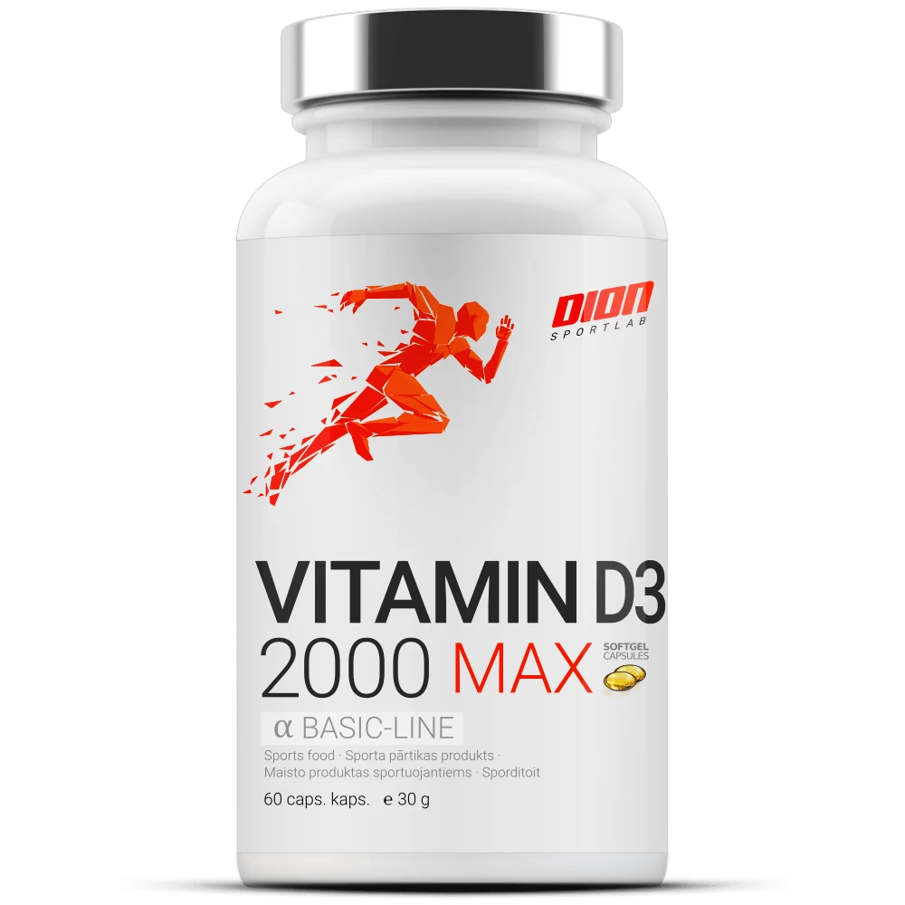 D3 2000% NRV - D3 vitamīns mīkstās kapsulās