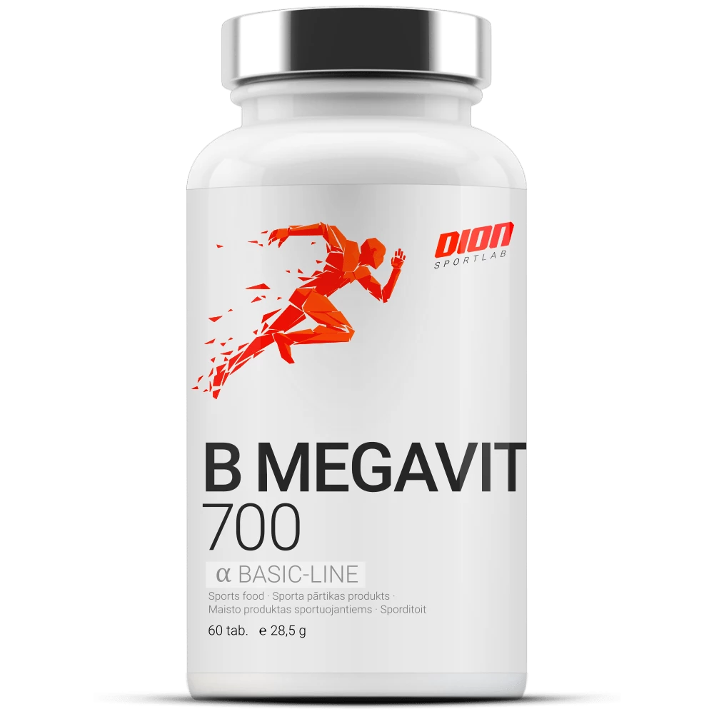 DION B-MEGAVIT-700 B grupas vitamīni sportistiem